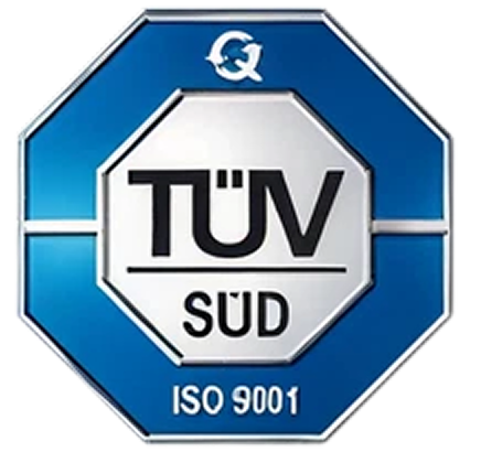TÜV SÜD ISO 9001 certified